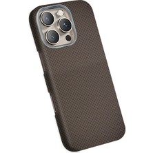 Öz Teknoloji Oztek  Apple Iphone 16 Pro Max Volt Magsafe Kapak - Kahverengi 525419