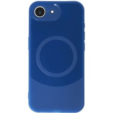 Öz Teknoloji Oztek  Iphone 16E Kılıf Maya Karbon Kapak - Lacivert 525419