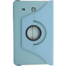 Öz Teknoloji Oztek  Samsung Galaxy T560 Tab E 9.7 Kılıf 360 Tablet Deri Kılıf - Turkuaz 525419