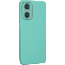 Öz Teknoloji Oztek   Reno 7 Lite Kılıf Lansman Glass Kapak - Turkuaz 525419