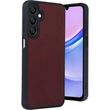 Öz Teknoloji Oztek  Samsung Galaxy M15 Kılıf Aras Deri Kapak - Bordo 525419