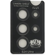 Öz Teknoloji Oztek  Samsung Galaxy S24 Ultra Bilvis Titan Kamera Lens - Siyah 525419