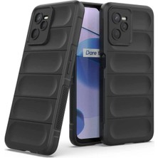 Öz Teknoloji Oztek  Realme C35 Kılıf Optimum Silikon - Siyah 525419