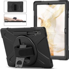 Öz Teknoloji Oztek  Samsung Galaxy T737 Tab S7 Fe 12.4 Kılıf Amazing Tablet Kapak - Siyah 525419