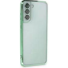 Öz Teknoloji Oztek  Samsung Galaxy S21 Fe Kılıf  Lensli Silikon - Yeşil 525419