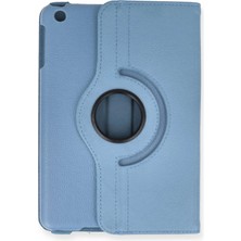 Öz Teknoloji Oztek  iPad Mini 1 Kılıf 360 Tablet Deri Kılıf - Turkuaz 525419
