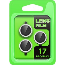 Öz Teknoloji Oztek  Apple Iphone 17 Pro Raze Metal Kamera Lens - Gümüş 525419