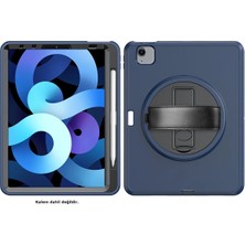 Öz Teknoloji Oztek  iPad 2022 10.9 (10.nesil) Kılıf Hand Strap Tablet Kılıfı - Lacivert 525419