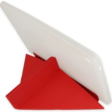 Öz Teknoloji Oztek  Samsung Galaxy X200 Tab A8 10.5 Kılıf Kalemlikli Mars Tablet Kılıfı - Kırmızı 525419