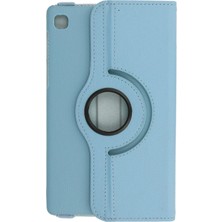 Öz Teknoloji Oztek  Samsung Galaxy T220 Tab A7 Lite 8.7 Kılıf 360 Tablet Deri Kılıf - Turkuaz 525419