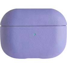 Öz Teknoloji Oztek  Airpods Pro 2 (2.nesil) 405 Deri Kılıf - Lila 525419