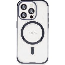 Öz Teknoloji Oztek  Iphone 15 Pro Hilton Magsafe Kapak - Lacivert 525419