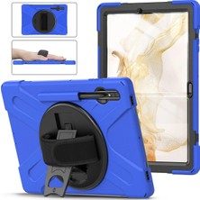 Öz Teknoloji Oztek  Samsung Galaxy T737 Tab S7 Fe 12.4 Kılıf Amazing Tablet Kapak - Mavi 525419