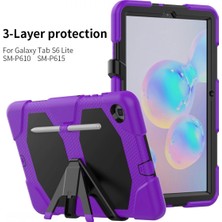 Öz Teknoloji Oztek  Samsung Galaxy P610 Tab S6 Lite 10.4 Kılıf Griffin Tablet Kapak - Mor 525419