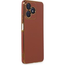 Öz Teknoloji Oztek  Realme C53 Kılıf Volet Silikon - Kırmızı 525419