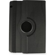 Öz Teknoloji Oztek  Huawei Mediapad T5 10 Kılıf 360 Tablet Deri Kılıf - Siyah 525419