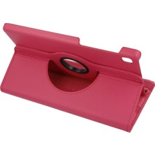 Öz Teknoloji Oztek  Samsung Galaxy T220 Tab A7 Lite 8.7 Kılıf 360 Tablet Deri Kılıf - Pembe 525419