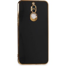 Öz Teknoloji Oztek  Huawei Mate 10 Lite Kılıf Volet Silikon - Siyah 525419