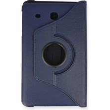 Öz Teknoloji Oztek  Samsung Galaxy T560 Tab E 9.7 Kılıf 360 Tablet Deri Kılıf - Lacivert 525419