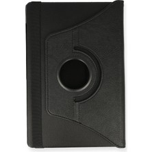 Öz Teknoloji Oztek  Samsung Galaxy T720 Tab S5E 10.5 Kılıf 360 Tablet Deri Kılıf - Siyah 525419