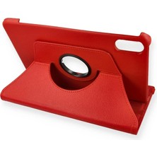 Öz Teknoloji Oztek  Xiamoı Redmi Pad 2 Kılıf 360 Tablet Deri Kılıf - Kırmızı 525419