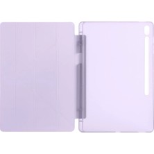 Öz Teknoloji Oztek  Samsung Galaxy Tab S10 Fe Plus 13.1 Kalemlikli Hugo Tablet Kılıfı - Lila 525419