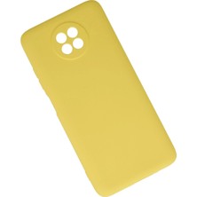 Öz Teknoloji Oztek  Xiamoı Redmi Note 9 5g Kılıf Nano Içi Kadife Silikon - Sarı 525419