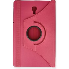 Öz Teknoloji Oztek  Samsung Galaxy T590 Tab A 10.5 Kılıf 360 Tablet Deri Kılıf - Pembe 525419