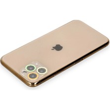 Öz Teknoloji Oztek  Iphone 11 Pro Renkli Kamera Lens Koruma Cam - Sarı-Turuncu 525419