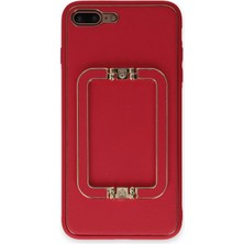 Newface Iphone 7 Plus Kılıf Coco Elit Kapak - Kırmızı