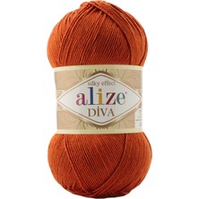 Alize Diva Merserize Ince El Örgü Ipi Yazlık Bluz Dantel Ipi 1 Adet