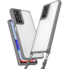 Newface Xiaomi Redmi Note 11 Pro Kılıf Penta Silikon Kılıf - Titan Gri