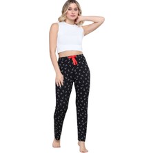 Pijama Altı Modal  Ring Viskon Kumaş-Si̇yah