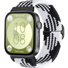 Newface Huawei Fit 4 Star Kordon - Siyah-Beyaz