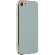 Newface Iphone 7 Kılıf Volet Silikon - Açık Yeşil