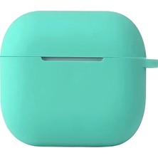 Marsilyan  Airpods 4 (4.nesil) Hang Kılıf - Turkuaz