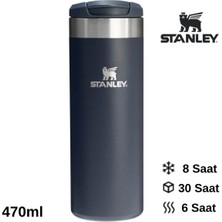 Feyza Design Seyahat Termosu 0.47L, Lacivert, Sızdırmaz, Pratik ve Şık Tasarım