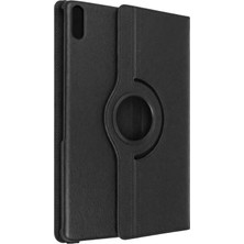 Marsilyan  Huawei Matepad 11 10.9 360 Tablet Deri Kılıf - Siyah