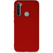 Newface Xiaomi Redmi Note 8 Kılıf Nano Içi Kadife Silikon - Kırmızı