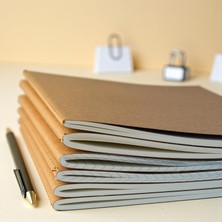 Braventa Collection 4 Adet Çizgili Terzi Dikişli Not Defteri, A5 Boyut, 40 Yaprak Planlama Ofis Için Ideal, Planlayıcı (