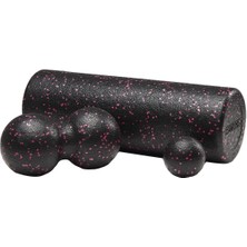 Feyza Design Düz Köpük Rulo ve Masaj Topu ile Fitness ve Spor Seti