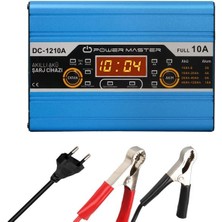 Sh Ticaret DC-1210A 12 Volt 10 Amper Digital Ekranlı Akıllı Akü Şarj Cihazı