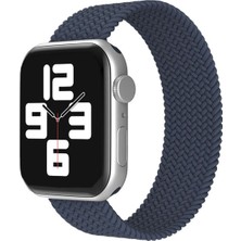 Newface Apple Watch 38MM Ayarlı Solo Silikon Kordon - Lacivert