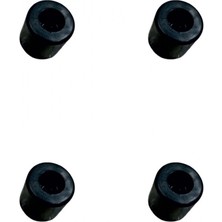 Marsilyan Baza Stoperi Plastik - 30MM - Sඈyah HKS283 - 4 Adet