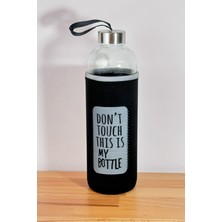 Feyza Design Sağlıklı Cam Matara 1000 ml Su Şişesi, Kılıflı Sporcu Matarası