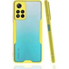 Marsilyan  Xiaomi Redmi Note 11 Pro Plus 5g Kılıf Platin Silikon - Sarı