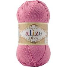 Alize Diva Merserize Ince El Örgü Ipi Yazlık Bluz Dantel Ipi 1 Adet