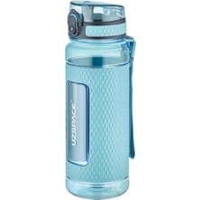 Feyza Design 800ML Tritan Su Matara, Silikon Korumalı, Kaydırmaz Gövde