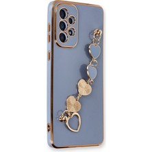 Newface Samsung Galaxy A53 5g Kılıf Esila Silikon - Gri