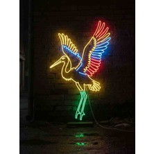 Kamer Neon LED Işıklı Leylek